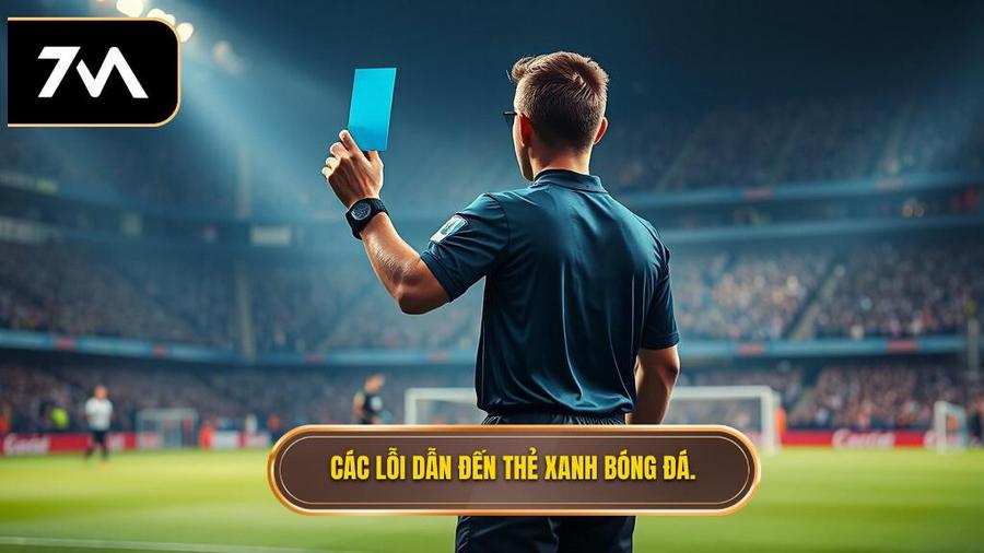 Những lỗi nào sẽ khiến cầu thủ phải nhận thẻ xanh?