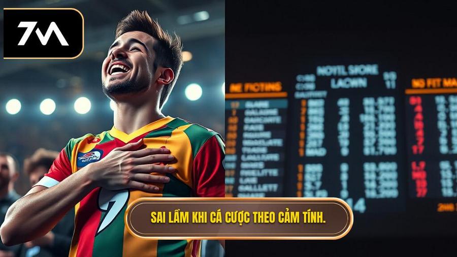 2. Sai lầm khi cá cược theo cảm tính.