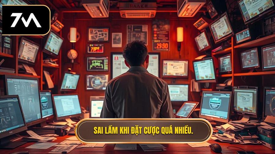 3. Sai lầm khi đặt cược quá nhiều.