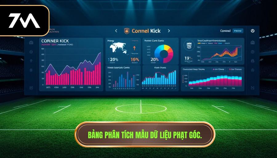 Bảng phân tích mẫu dữ liệu phạt góc